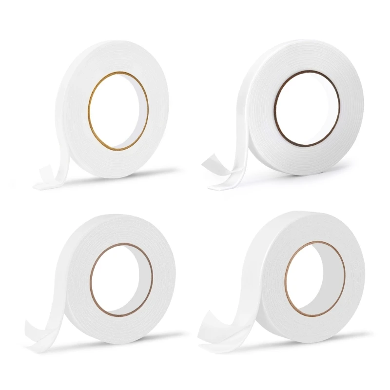 شريط رغوي جديد 2023 مكون من 5 لفات ذاتية اللصق على الوجهين شريط إسفنجي متعدد الوظائف من مادة إيفا سهل الاستخدام للمكتب المدرسي