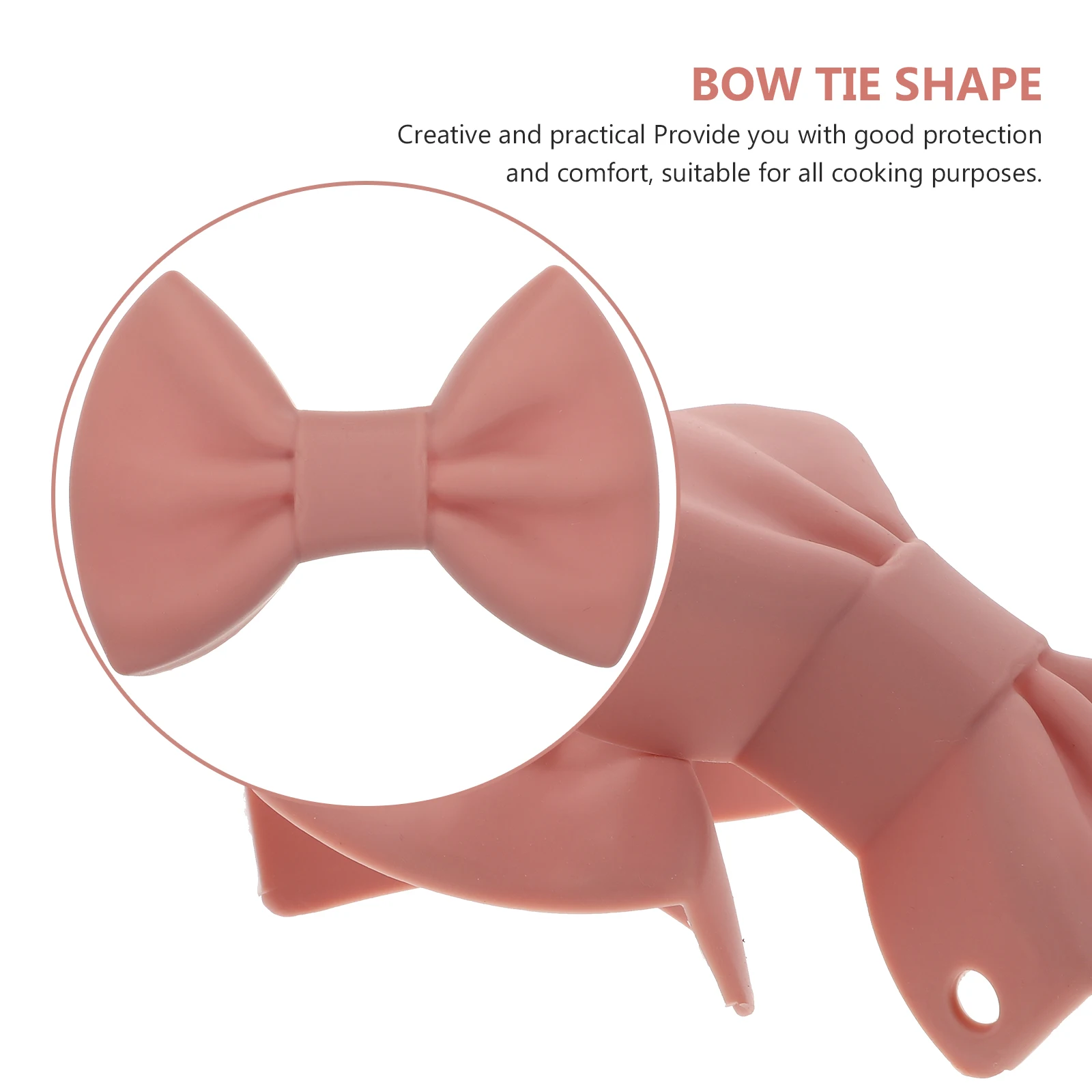 

4pcs Pot Butterfly Bowknot Insulation Heat Resistant Kitchen Supplies Cooking Baking Clips Anti-Scalding Silicone Adiabatic