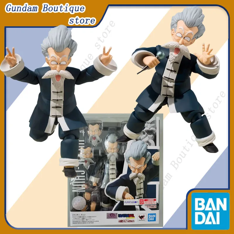 Bandai Echt SHF Dragon Ball JUCKIE-CHUN Kame Sennin Anime Action Figure Collectible Model Speelgoed Ornamenten Gift Kinderen Kids