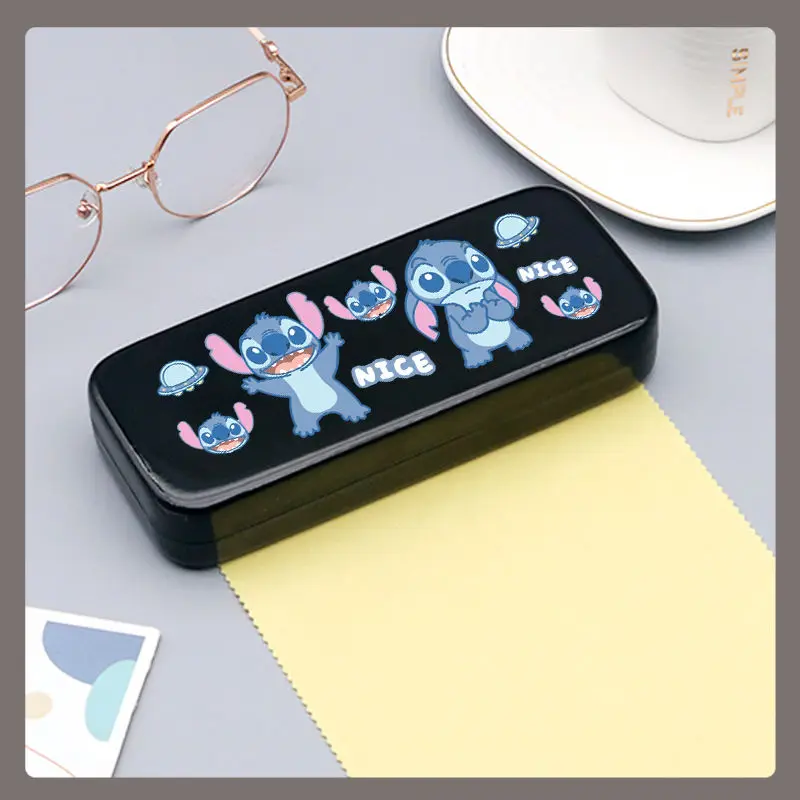 ซิทช์การ์ตูนน่ารักแฟชั่นเรียบง่ายคาวาอิอะนิเมะอุปกรณ์ต่อพ่วงแบบพกพาแม่เหล็กป้องกันความดันนุ่มเคสแว่นตาคุณภาพสูงของขวัญ