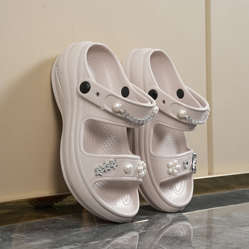 Women's Eva Platform Slides, Thick Sole Non-slip Casual Shoes_voghion.com