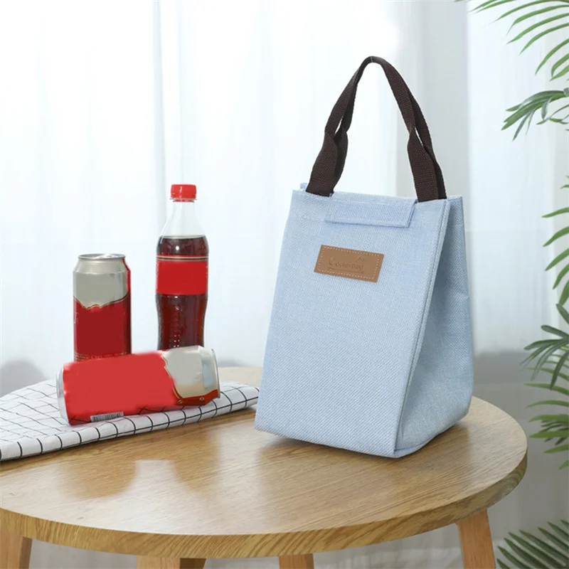 أكياس الغداء المحمولة العزل الحراري علب الاغذية حقيبة التخزين حقيبة حفظ الطعام المدرسية نزهة تخزين سعة كبيرة حمل