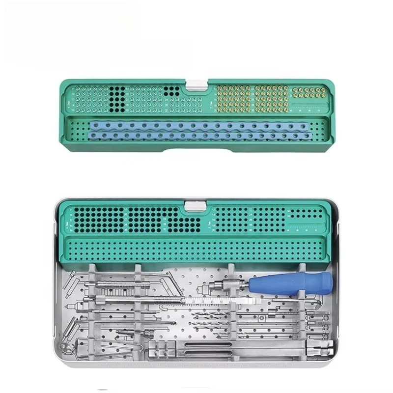 Veterinary Orthopedic 4.0 Fragment Instruments Set Locking Plate Instrument Kit for Orthopedic Surgical Instruments