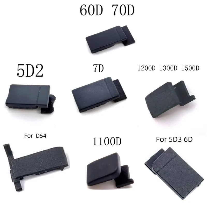 New Battery Door Rubber Cover For Canon 60D 70D 1100D 5D2 5D4 5D3 6D 7D 1200D 1300D 1500D Digital Camera Repair Part