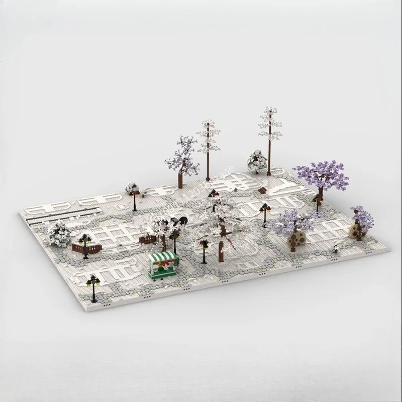 

Winter Village Display Base for Sets 10325 10308 10339 10293 10275 10267 Moc Building Blocks Creative Bricks Toy Christmas Gift