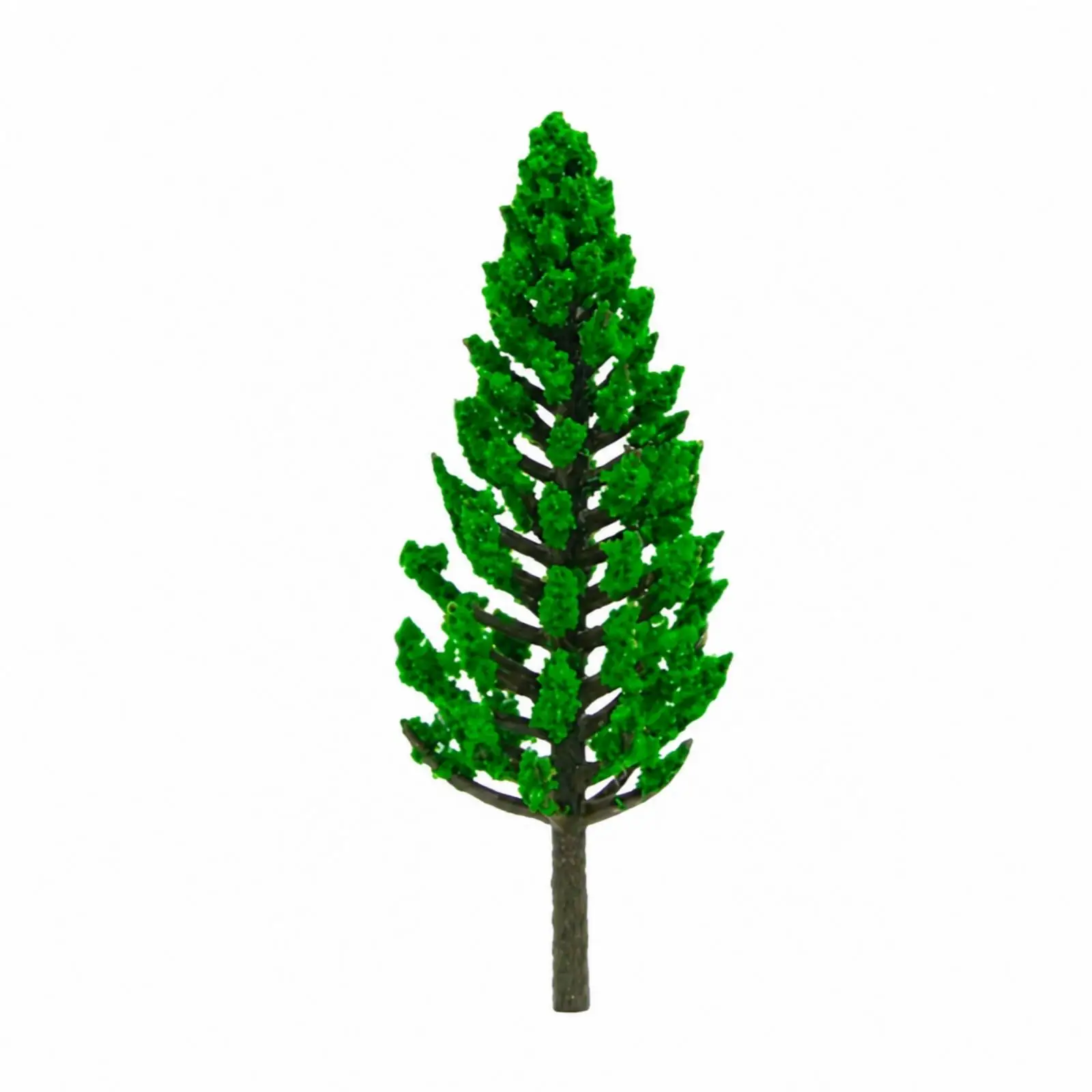 Miniature Conifer Tree Plastic Model Pine Scenery Detail for Architectural Diorama Railway Village Garden Hobby Decor