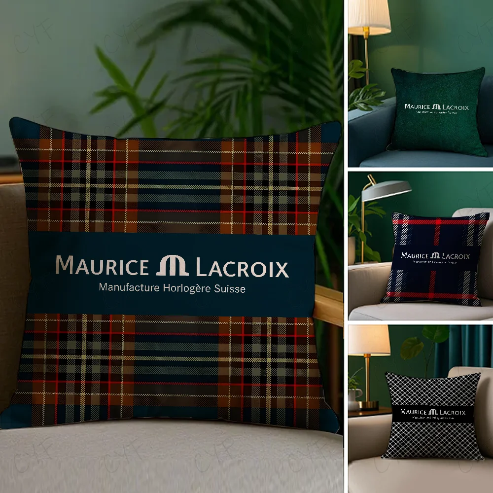 Наволочка для часов Maurice Lacroix, противопыльная наволочка, шелковистая короткая плюшевая наволочка на невидимой молнии, чехол для диванной подушки