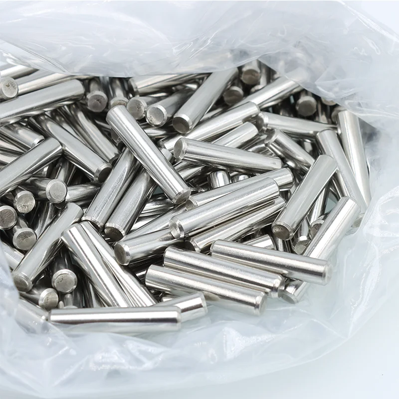 Dowel Pin 304 Stainless Steel Solid Round Rod Lathe Bar Stock Assorted Shelf Pegs Support Shelve Silver Cylindrical Locating Pin