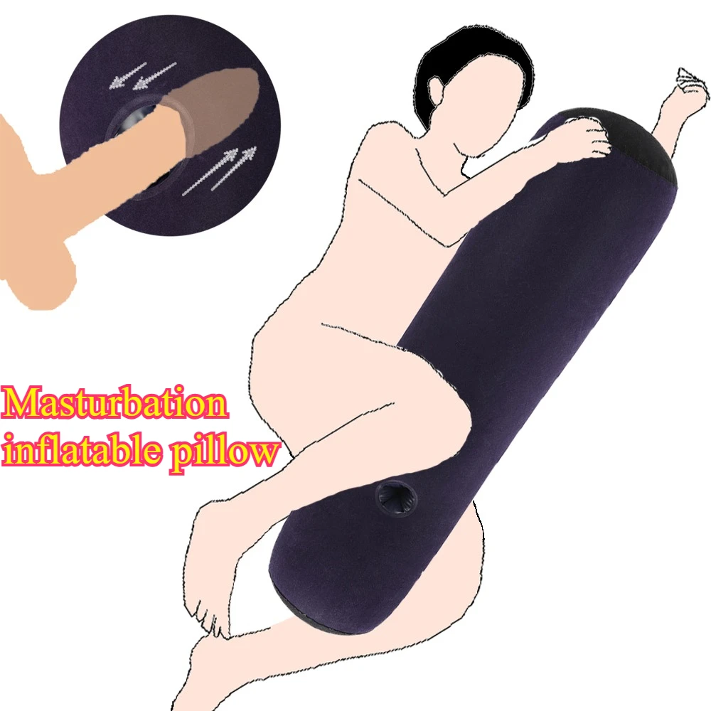 Almohada inflable Hugger masturbación juguetes sexuales para hombres Agujero profundo placer de coño masturbador masculino adulto juguetes masturbador