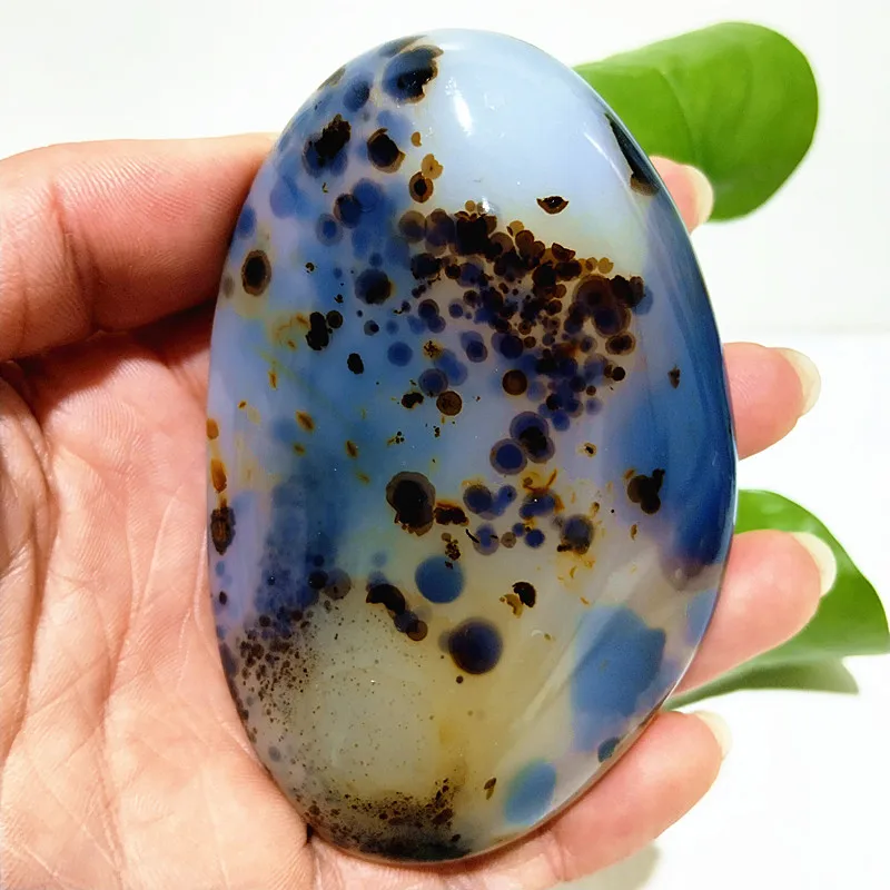 

Natural Stone Waterplant Plant Agate Palm Stone Meditation Spiritual Yoga Cure Home Feng Shui Crystal Ornament