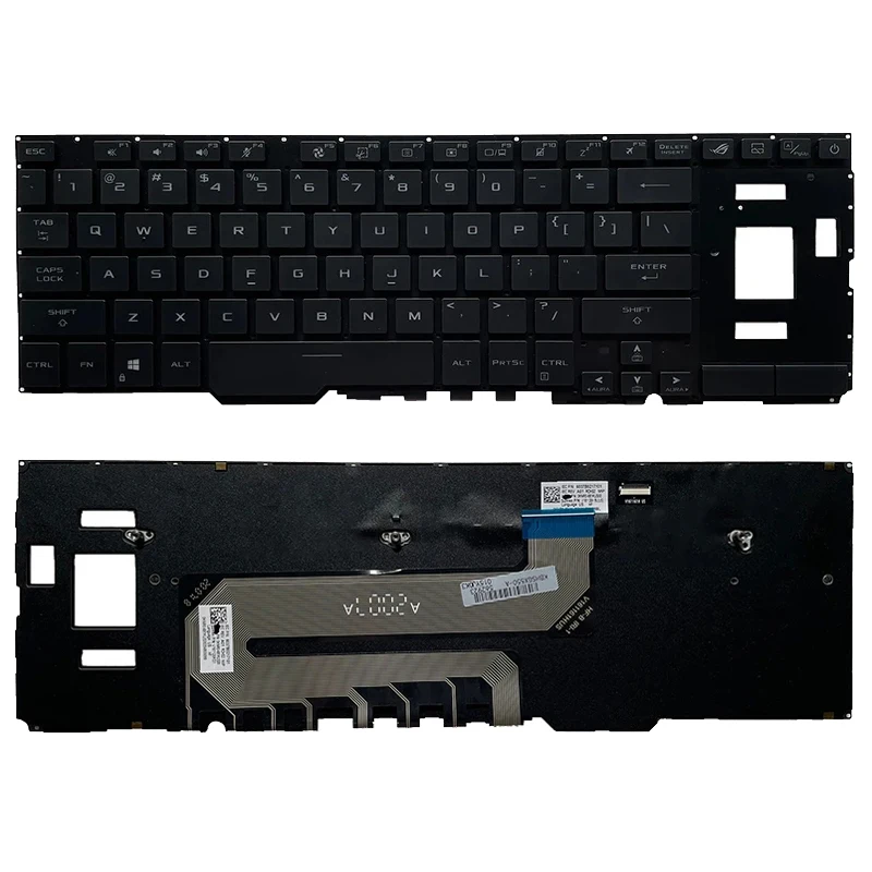 GX550 US/Russian RGB Backlit Keyboard For Asus ROG Zephyrus Duo 15 GX550 GX550LXS GX550LWS GX551 GX551Q GX551QM GX551QR GX551QS