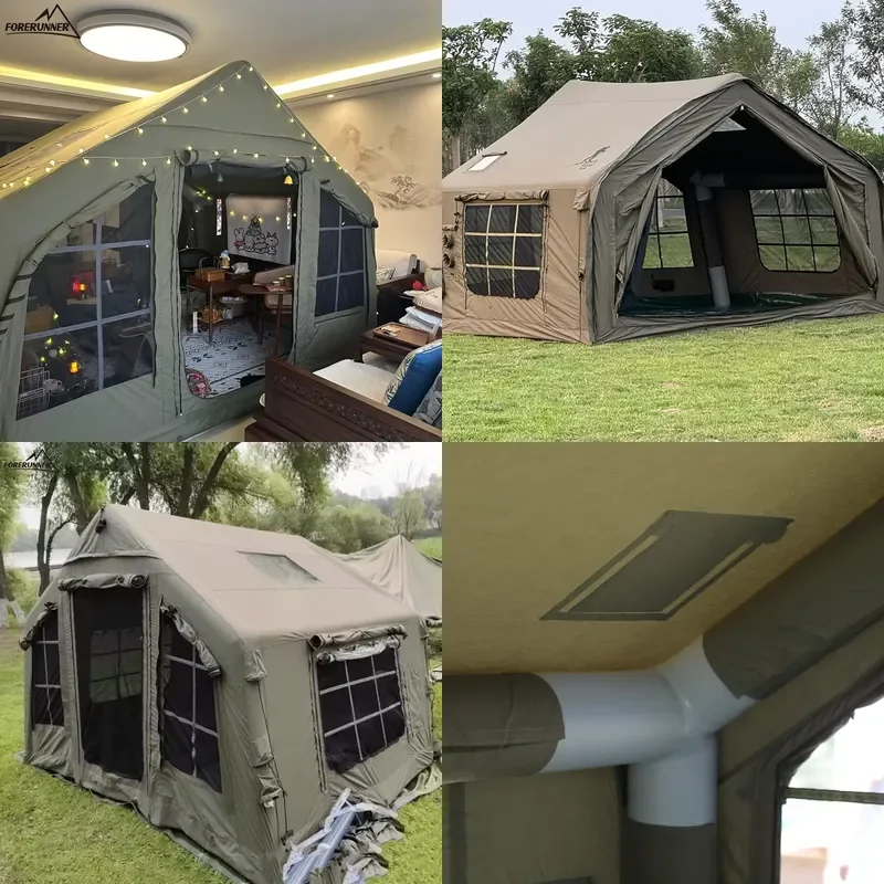 2026Hot Forerunner High Quality Portable 4 Season Inflatable Air Tent for Camping