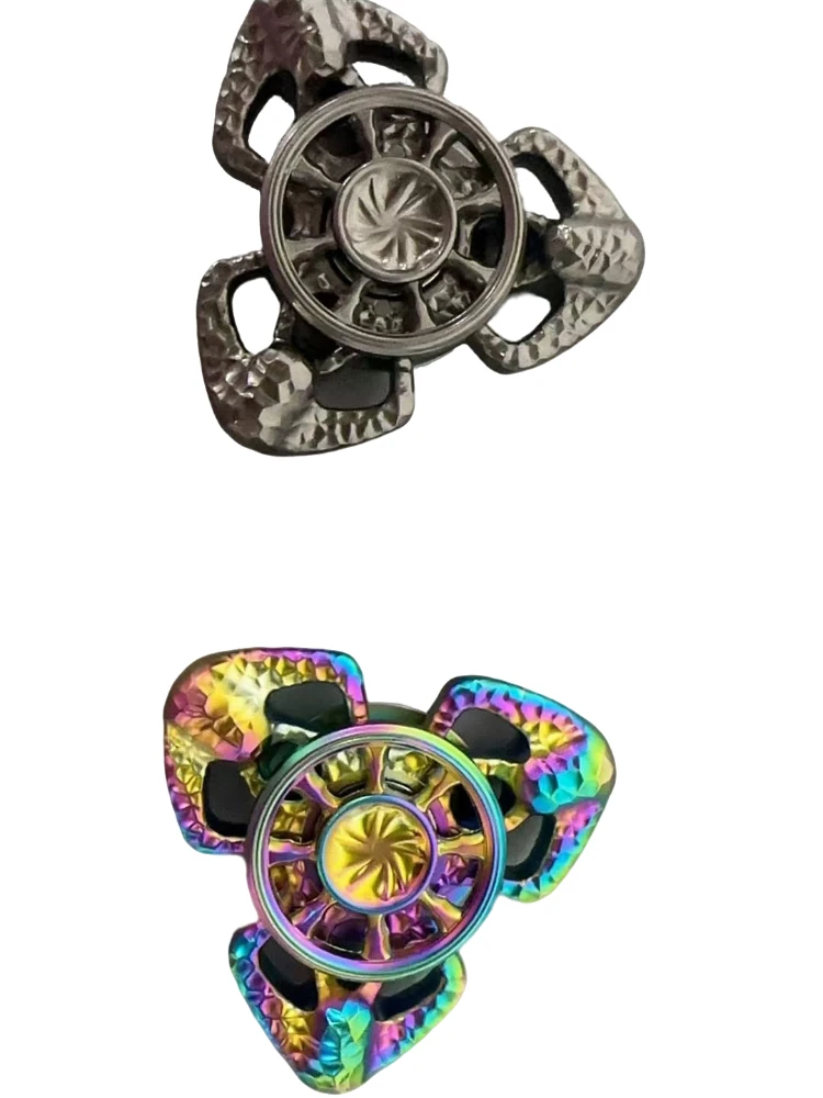 Fidget Spinner EDC de metal de alta velocidad: Tri-Spinner de precisión, juguete para aliviar el estrés para enfoque, dispositivo EDC de bolsillo