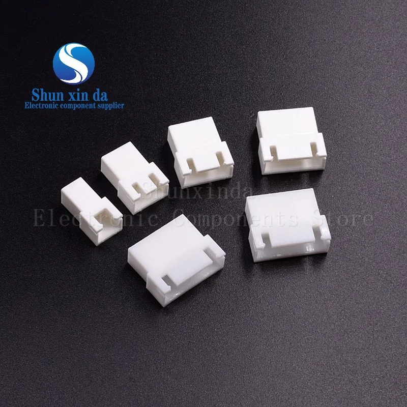100Pcs XH2.54 2/3/4/5/6/7/8Pin Terminals Plastic Shell Male Plug Female Socket Wire Connector 2.54MM 2P 3P 4P 5P 6P 7P 8P JST
