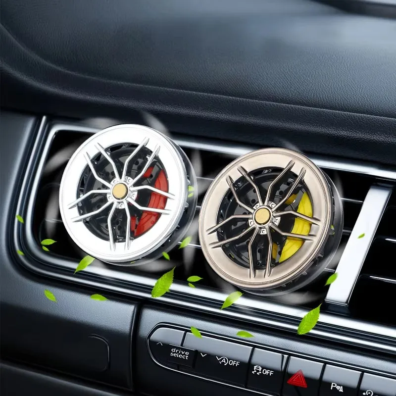 Radförmige Auto Lufterfrischer Auto Air Vent Duft Clip Drehbare Reifen Duft Clips Dekor Auto Zubehör Ornament