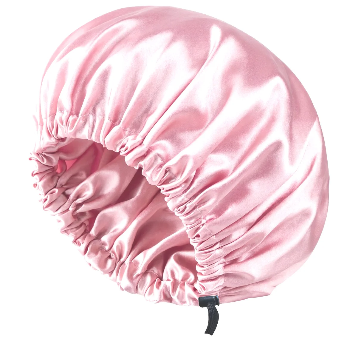 100% Mulberry Silk Sleep Cap for Women, Adjustable Silk Bonnet , Large Sleeping Hat for Curly Natural Hair & Braids