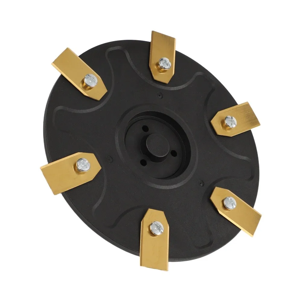 Robotic Lawnmower Enhancement Plate by For BEOS for SILENO For City Model Fiberglass Disc with 3 Additional Cutting Knives