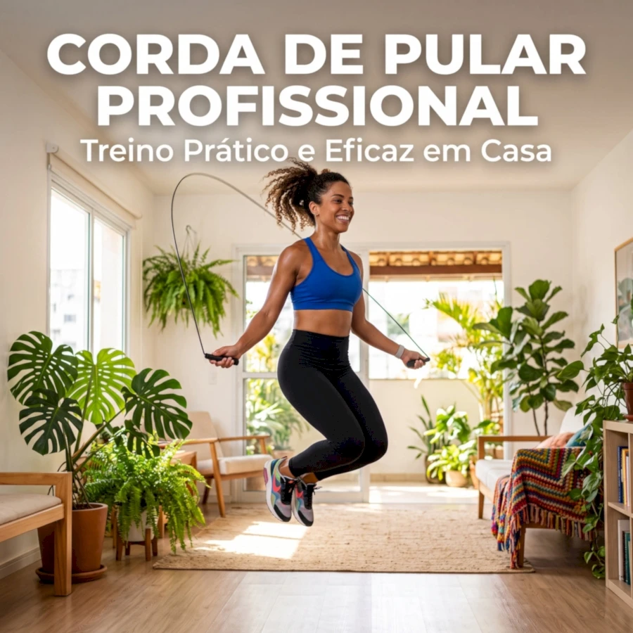 Corda de pular profissional: como escolher a ideal para o seu treino
