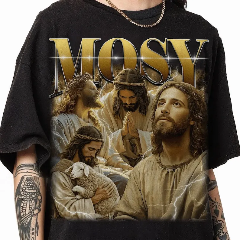 Vintage Moses T-Shirt, Moses Mosy tshirt, Christian Bootleg Shirt, Moses Bootleg Shirt, Bibble Shirt