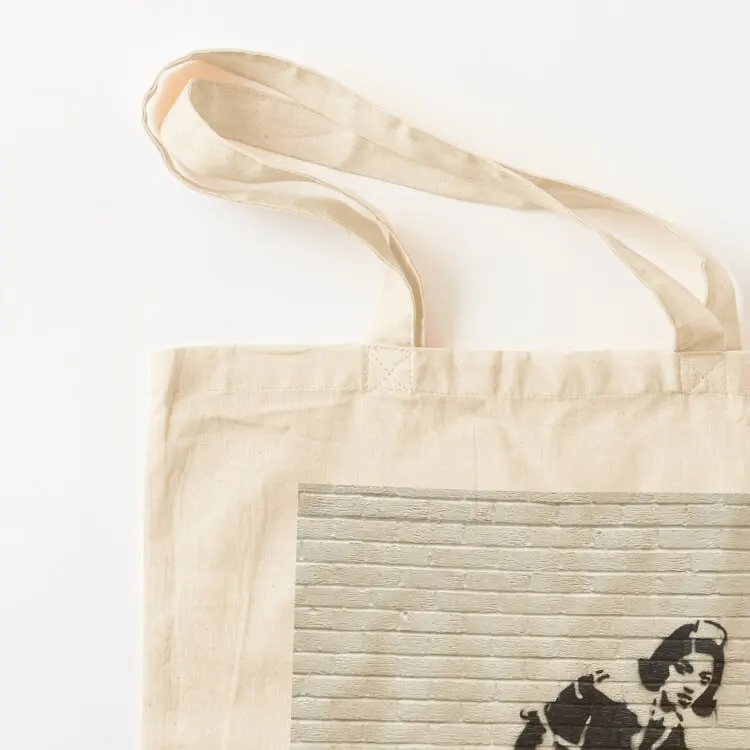 بانكسي - حقيبة يد "كنس" للسيدات وحقيبة يد وحقيبة يد وحقيبة قماش للسيدات