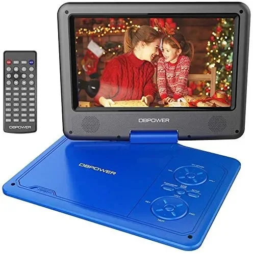 

Портативный DVD-плеер 11,5 дюймов, встроенный аккумулятор на 5 часов работы, с поворотным экраном 9 дюймов, поддержка CD