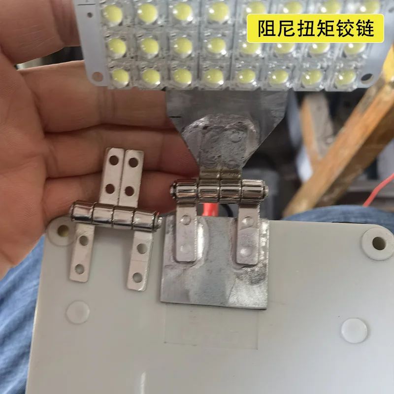 Small-Sized Damping Hinge 360 Degree Rotation with Free Stop Torque Iron Manufacturing Flip Open Design for Kitchen Cabinets