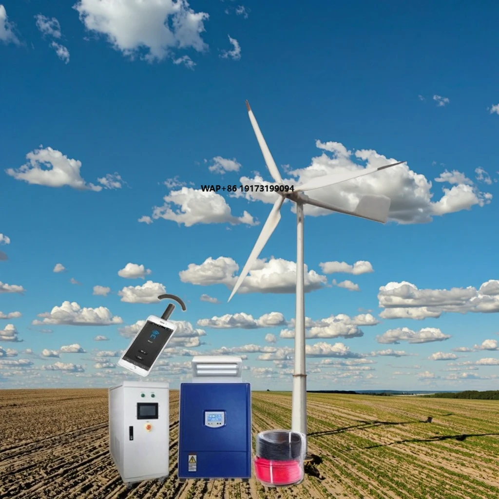 

High Efficiency Powerful Low RPM 30KW 50KW 100kw Wind Power Products Windmill Wind Turbine Generator with Three Flange Blades