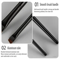 Pinceaux de maquillage à lame fine pour femmes, eyeliner, contour des yeux, eyeliner professionnel, outils de beauté cosmétiques 6