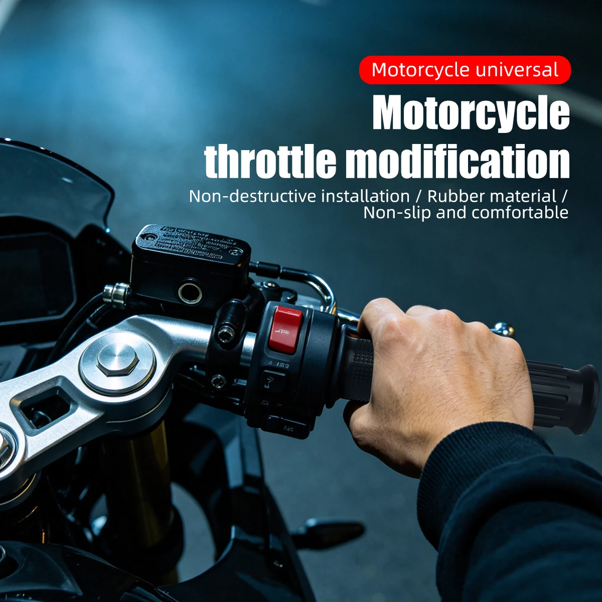 Universal Motorcycle Throttle Grip Anti-slip Handlebar Twist Hand Accelerator Brake Throttle Motorbike Replacement Parts