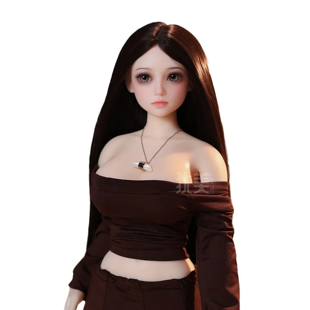 

60cm Chinese Anime Small Action Figure Full Body Solid Silicone Doll Real Soft Cute BJD Doll with Skeleton