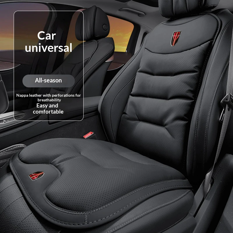 Car Seat Cushion Cover For Hongqi H5 HS3 HS5 HS7 H6 H7 H9 EH7 E-QM5 HS9 Breathable Leather Seat Protection Pad Auto Accessories