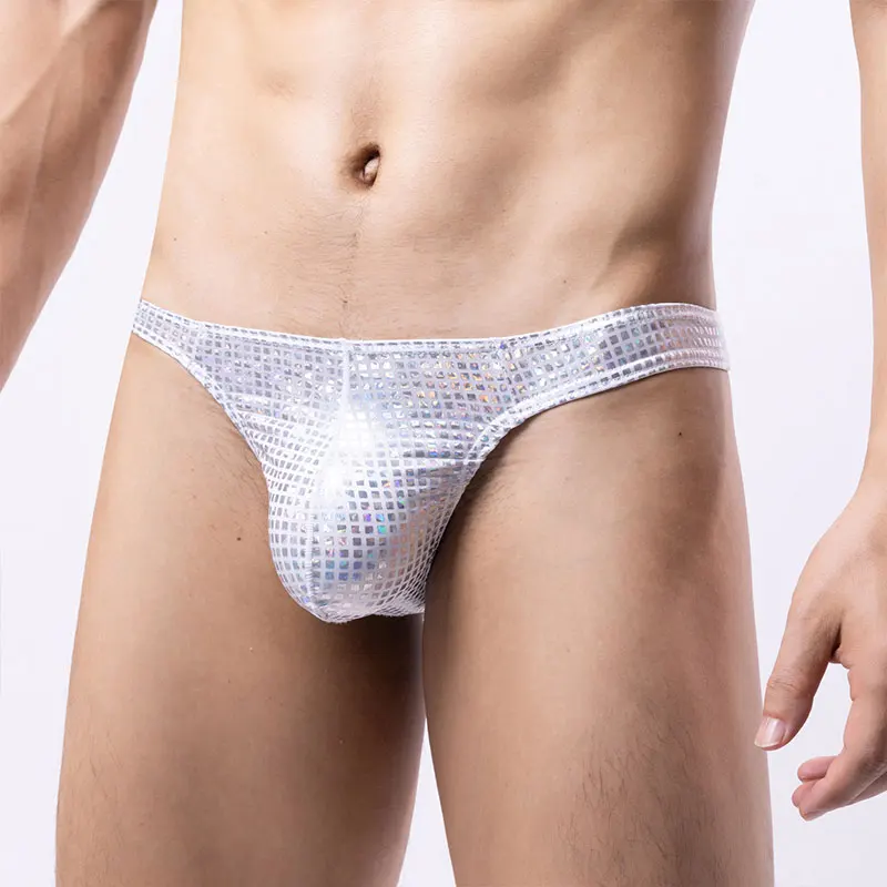 Sous-vêtements sexy pour hommes, culottes brillantes, tentation masculine, strings et G-slice respirants, zones Tanga bre, 7.0