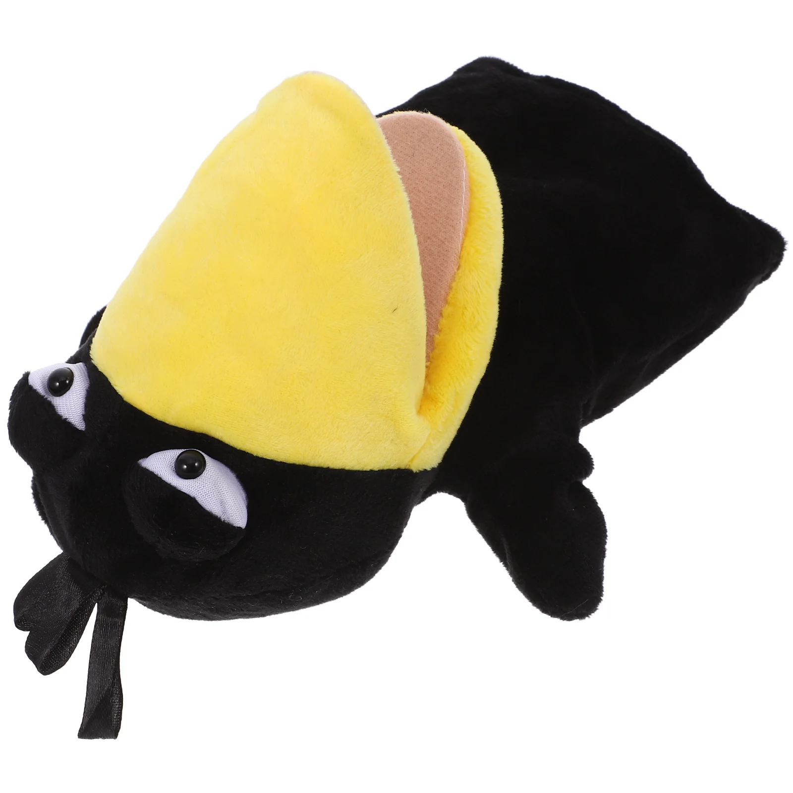 Toddler Toys Crow Hand Puppet Plush Animal Finger Animals Dolls for Kids Cartoon Head Puppets Black Interactive Parent-child