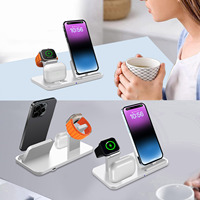 3 in 1 Wireless Fast Charging Station for iPhone 14 13 12 11 Holder Charger Stand Dock for Apple Watch 9 8 7 6 5 4 Airpods Pro 2