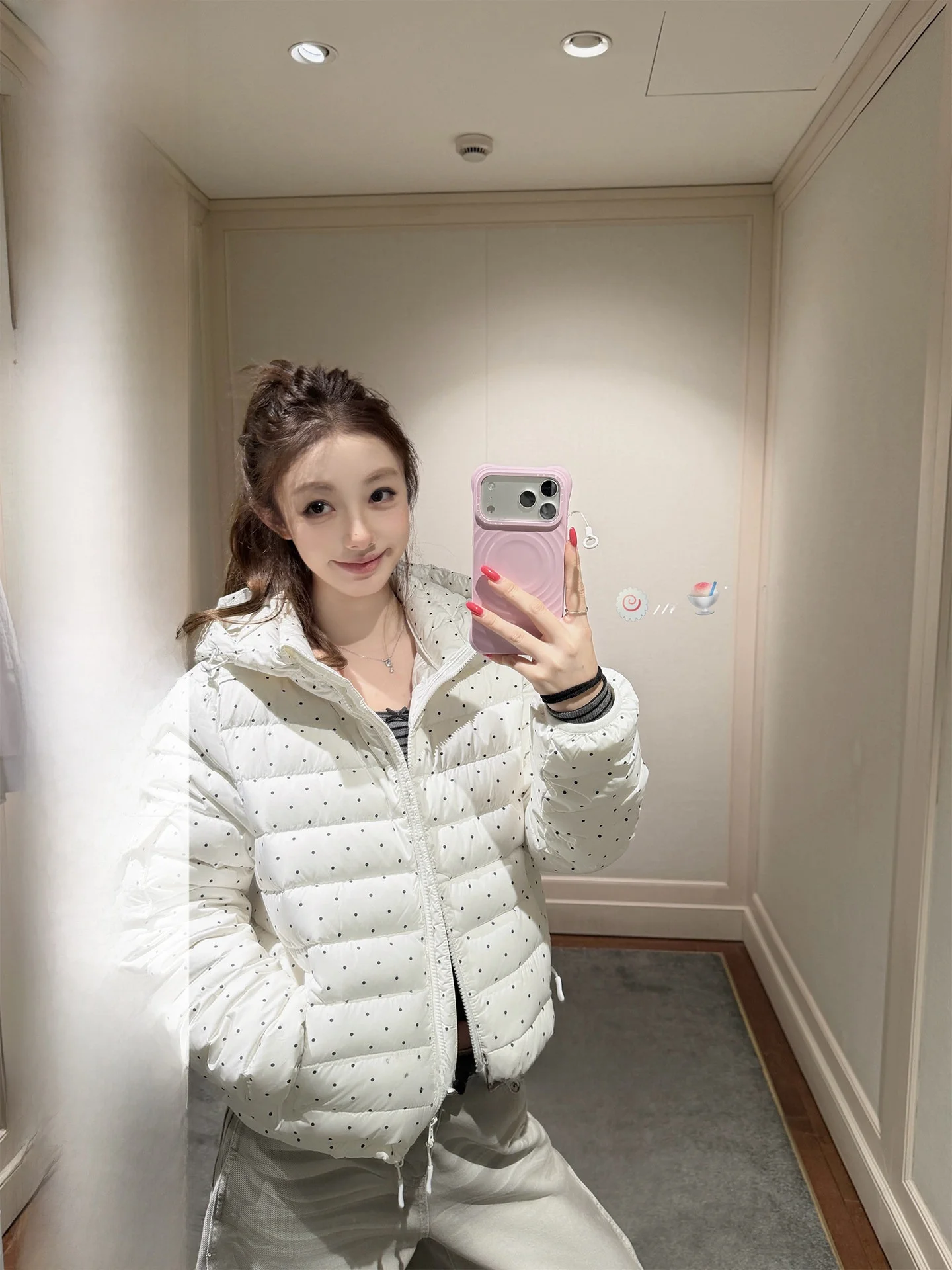 

Теплая стеганая куртка для женщин в повседневном стиле с капюшоном, пуховик с уютным греющим элементом, дизайн с ребристой структурой без давления, полиэфирное волокно