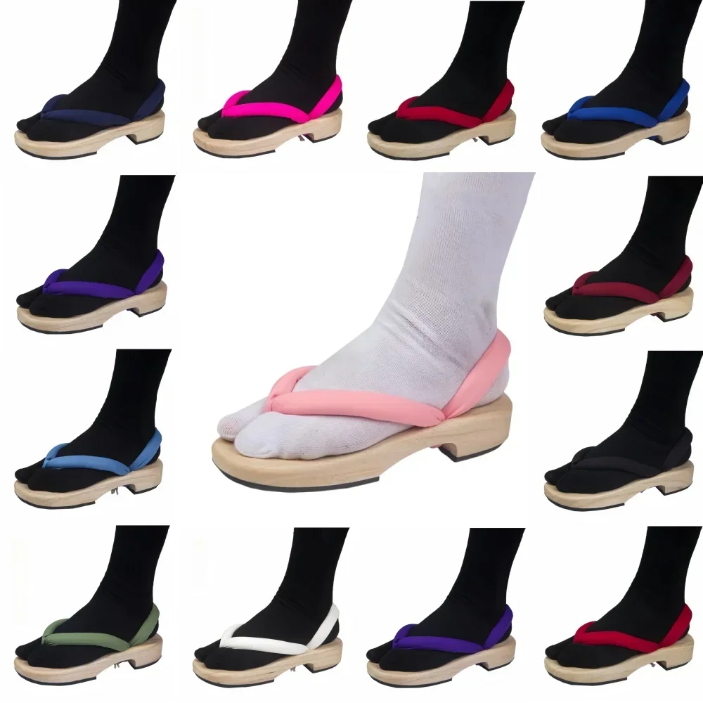 

2025 Halloween Anime Cosplay Chaussures, Tanjirou Nezuko Zenitsu Giyuu ShISA Bu Kyoujurou Muichirou Mitsuri Sandales Geta