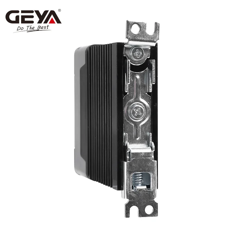 GEYA المبرد SSR 22.5 مم عرض نحيف GSR8 مرحل الحالة الصلبة مع بالوعة الحرارة تيار مستمر إلى تيار متردد مرحلة واحدة SSR 10A 25A 40A