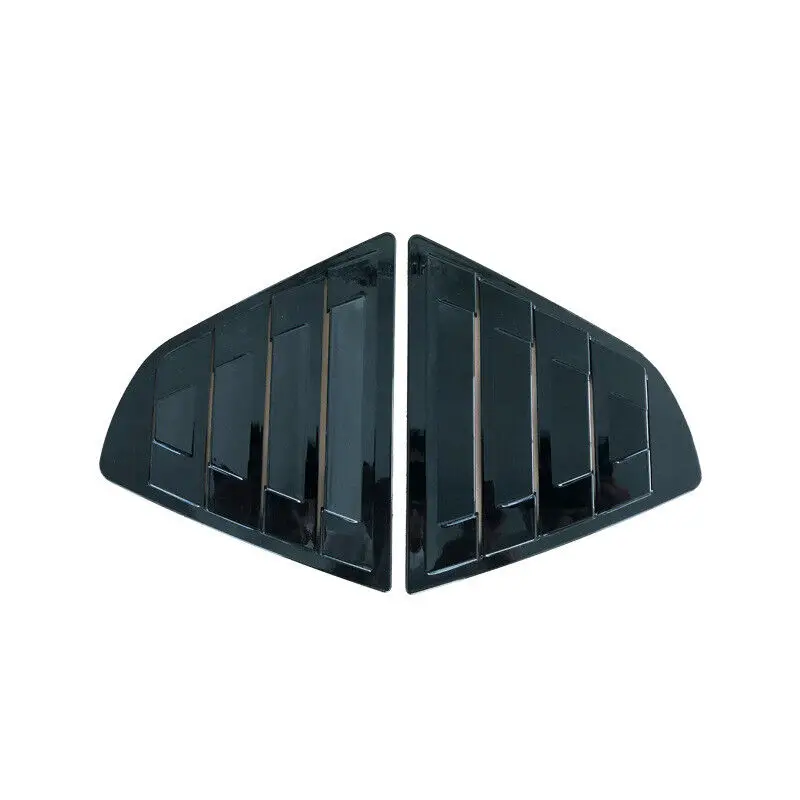 For Toyota Camry Sedan 2018 2019 2020 2021 2022 2023 Car Rear Louver Window Side Shutter Cover Trim Sticker Vent Scoop ABS Auto
