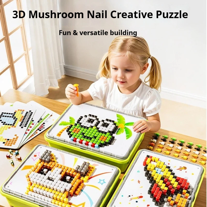 generic-mushroom-nails-pegboard-3d-stereo-big-particle-building-blocks-educational-diy-jigsaw-puzzle-indoor-hobby-activity