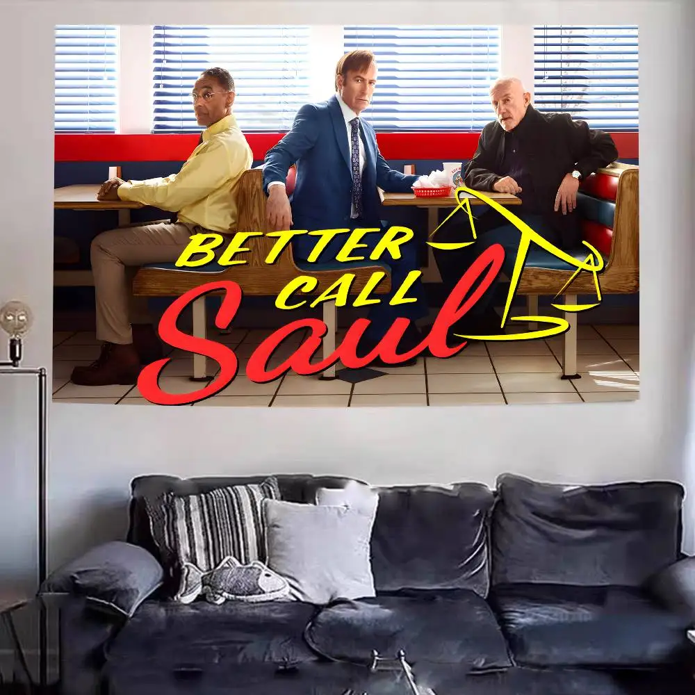 B-Better C-Call S-Saul موضوع خلفية القماش حفلة عيد ميلاد سعيد الطفل لوازم استحمام الديكور راية اطلاق النار الدعائم