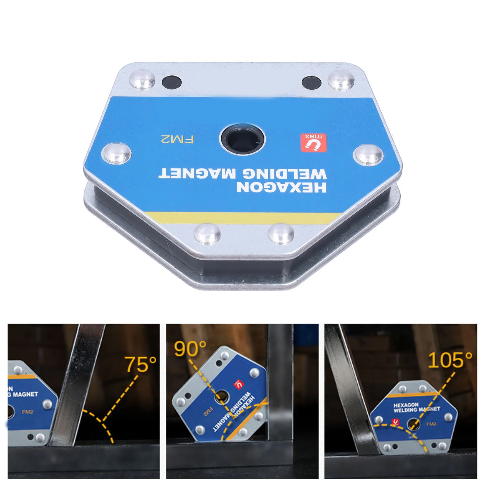 

Angle Soldering Positioner Fixture Welding Magnetic Holder Arrow Magnet Angle Soldering Ferrite Auxiliary Locator Fixture