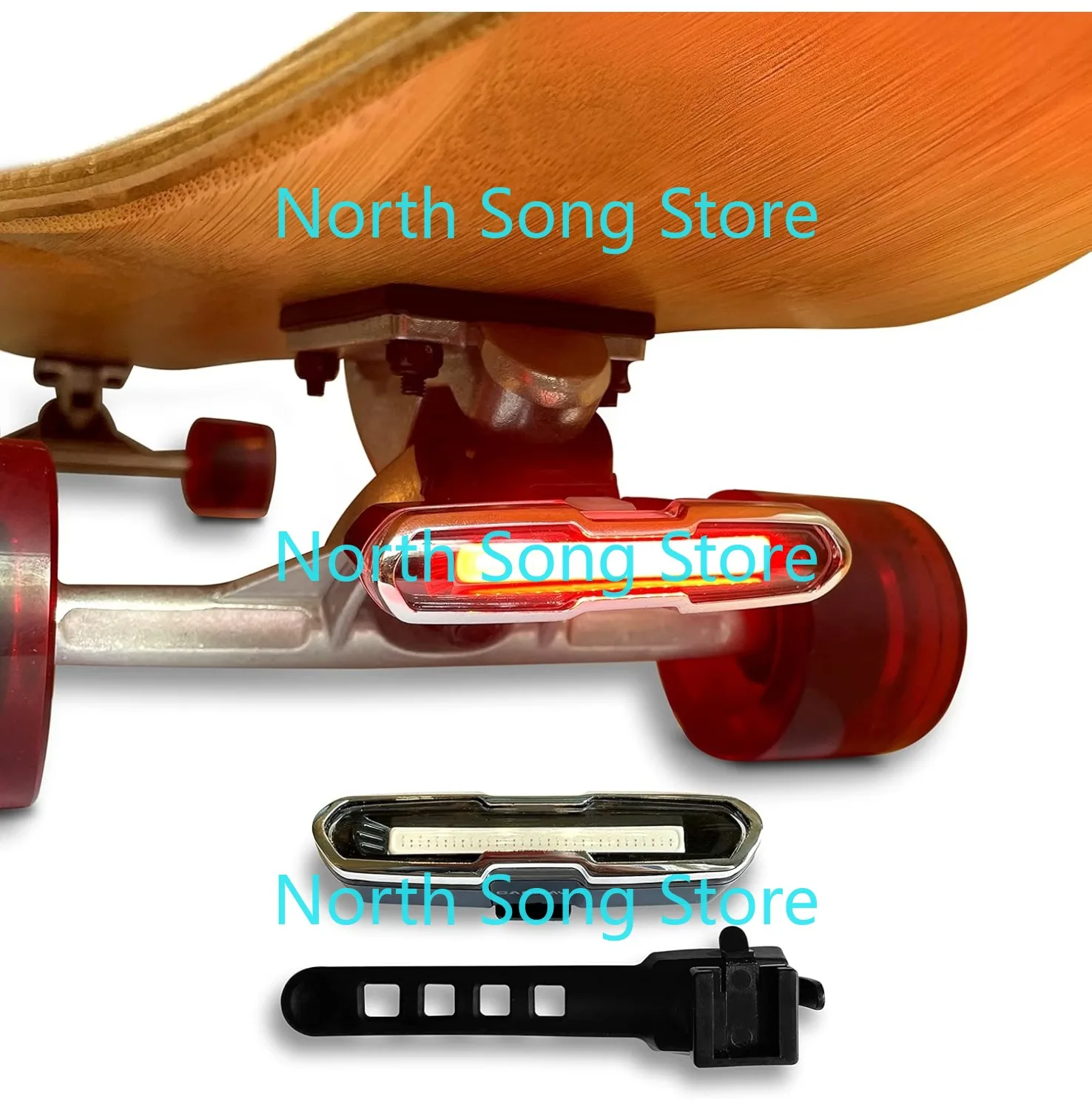 

Светодиодные фонари для скейтборда — идеальный аксессуар для лонгборда, комплект перезаряжаемых электрических фонарей для доски