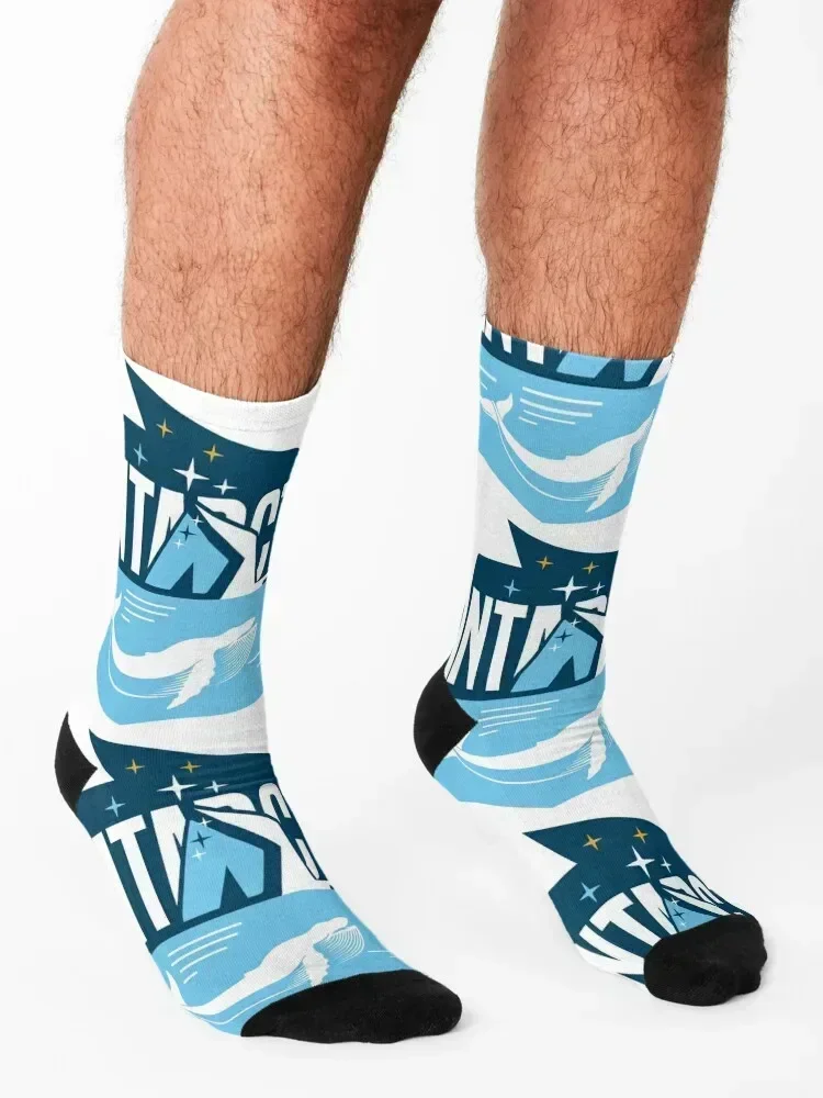 Antarctica Socks Rugby anti slip football gift sheer Socks Male Women's