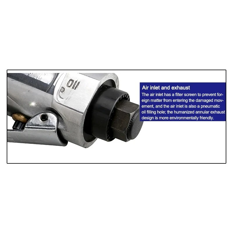 New 1pc 6mm Mini Angle Polishing Machine Pneumatic Angle Grinder 90 Degree Air Die Grinder Tools