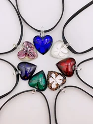 Simple and Fashionable: Leather Choker Necklace with Heart Pendant jewelry for women