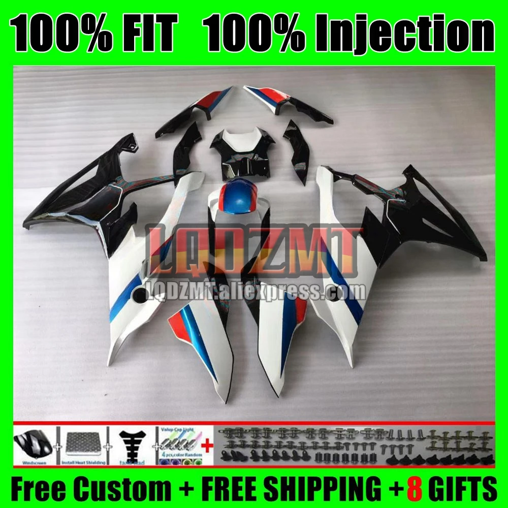 OEM Body For BMW S1000 S 1000 RR CC White black 1000RR Bodywork 105No.91 1000CC S1000RR S1000-RR 23 2023 Injection Fairing Kit