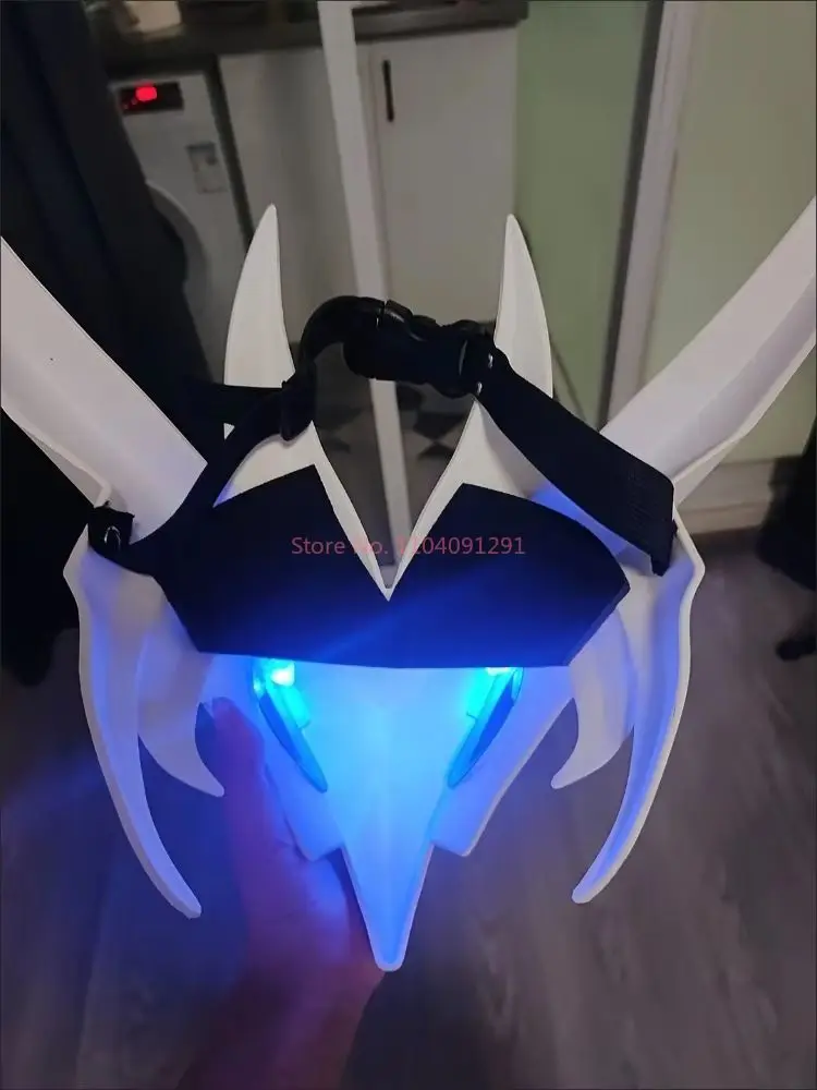 2024 New Halloween Game League Of Legends Cosplay Eternal Face Dress Up Party Resin Mask For Boys And Girls Birthday Gift Toys