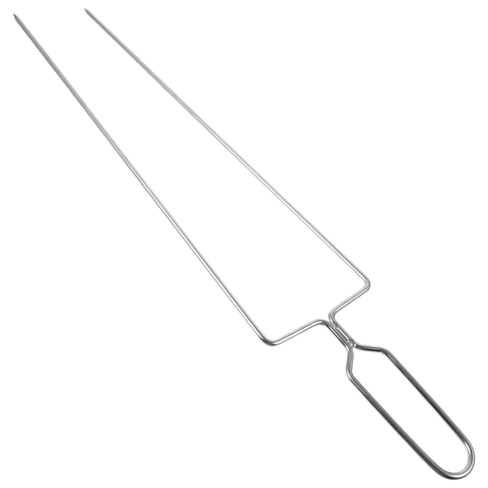 

Stainless Steel Barbecue Fork Meat Roasting Tool Grilling BBQ Skewers Outdoor Cooking Kitchen Utensils Durable Reusable