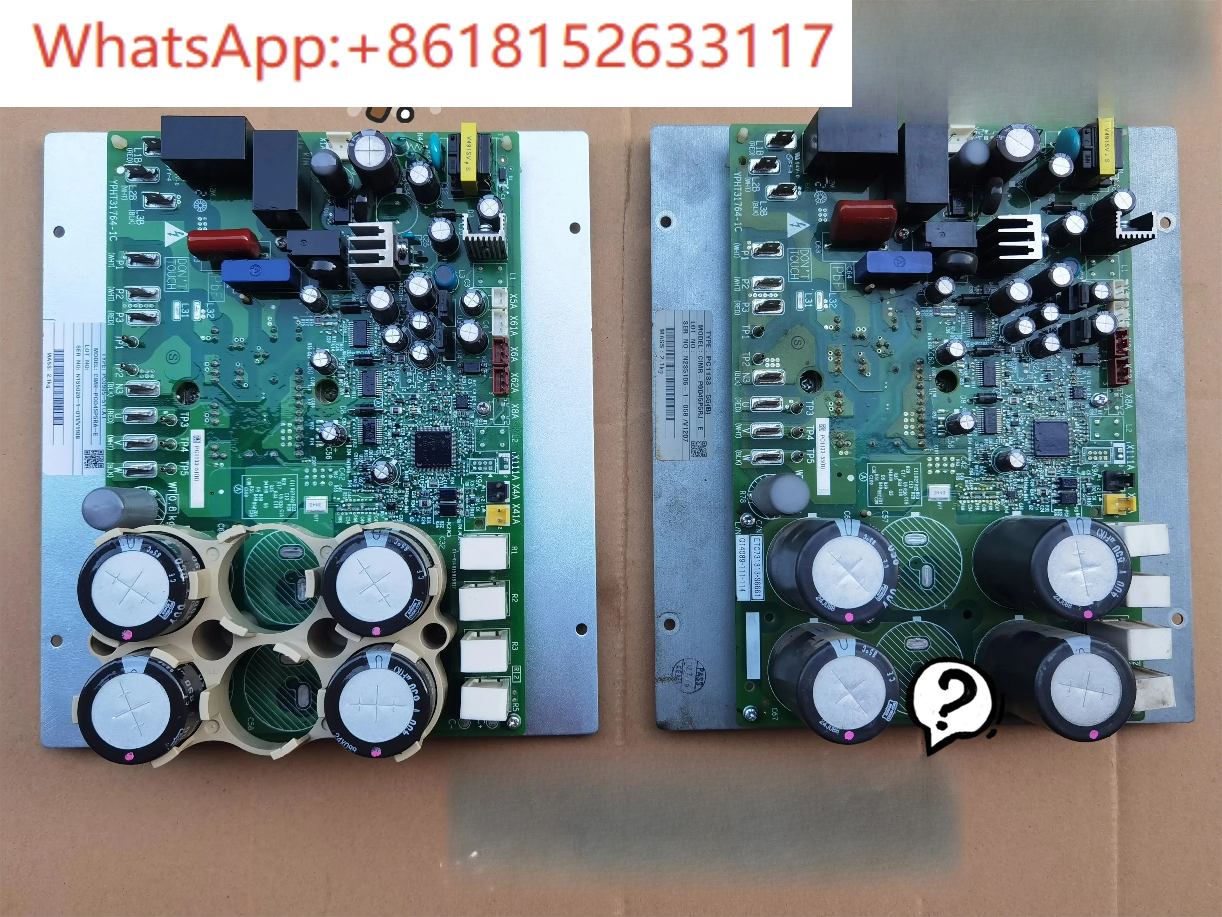 ملحقات مكيف الهواء PC0905-55 لوحة محول التردد 1133-55 وحدة الضاغط RHXYQ10-16 SY1