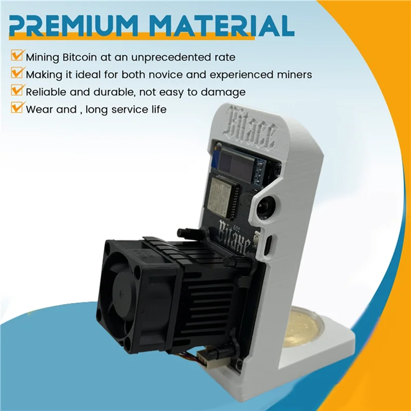 Requintado-Bitaxe Gamma 601 1.2TH/S 18-22W Bitcoin Crypto Miner BM1370 Asic Solo BTC Miner Ventiladores Duplos Bitminer S21 Pro Compatível